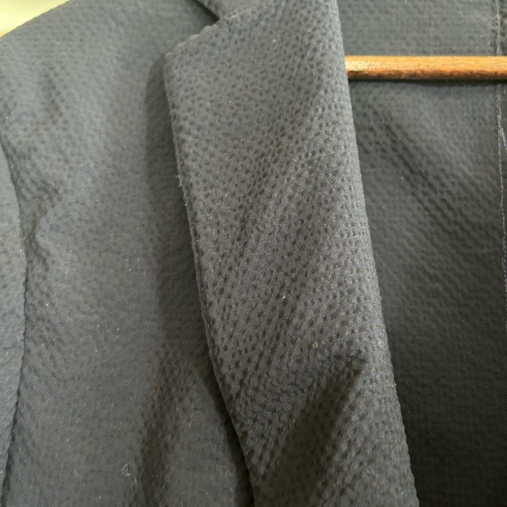 Textured navy Blazer